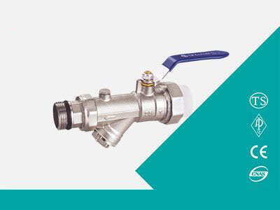 Ball valve with filter