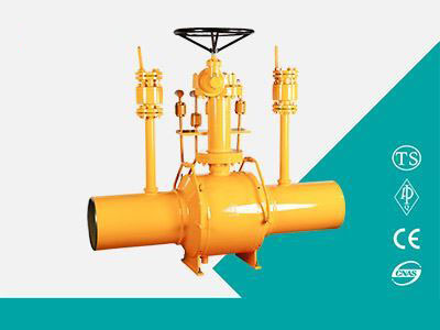Double release gas special ball valve